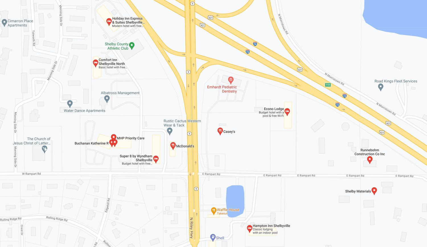 Retail Development Site: 0 E Rampart Road, Shelbyville, IN 46176